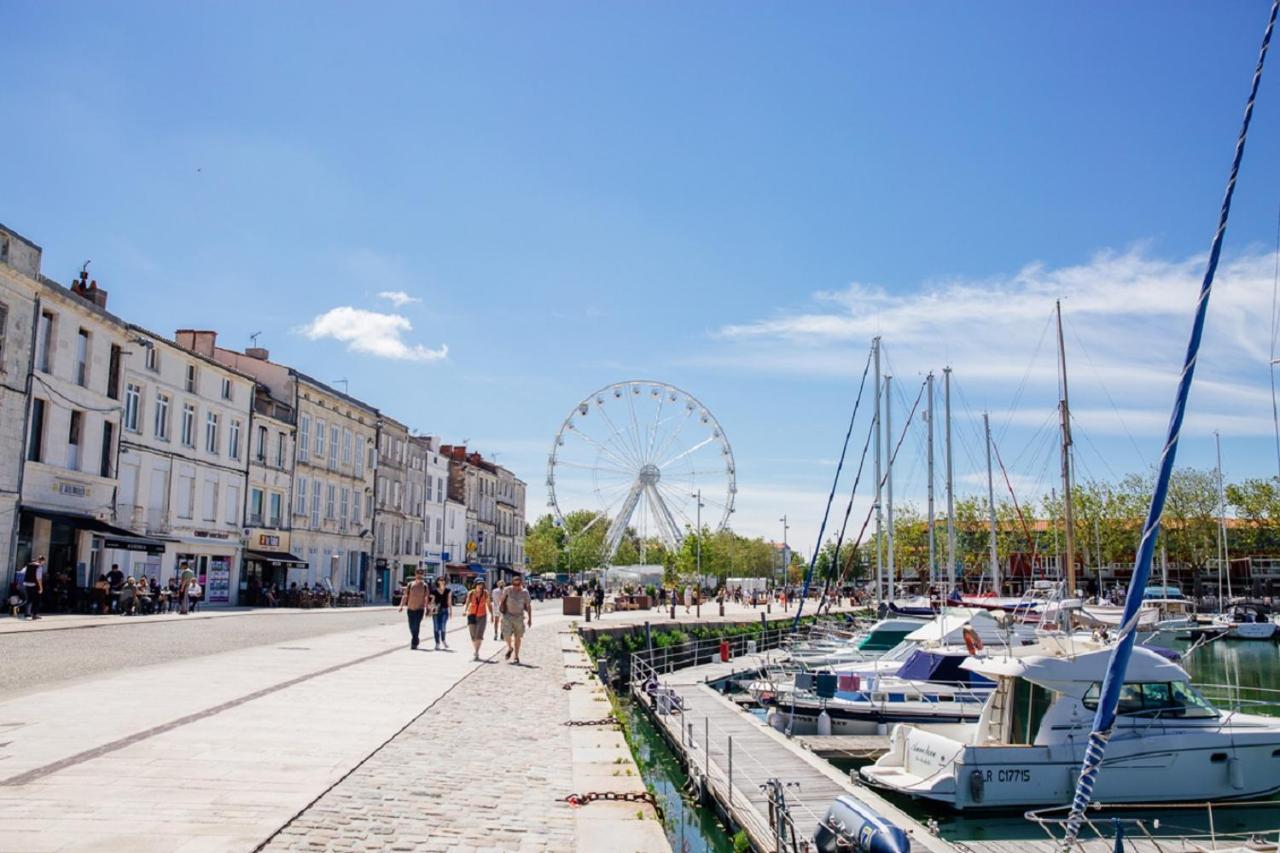 Charmant Cocon Iode Cosy Equipe, Baigne De Lumiere, Situe Au Coeur De La Rochelle A 1Min A Pied Du Marche Central Avec Tv Et Wifi Exteriér fotografie